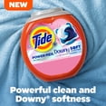 Tide Power PODS with Downy Soft Boosters Laundry Detergent Pacs, April Fresh Scent, 63 Count