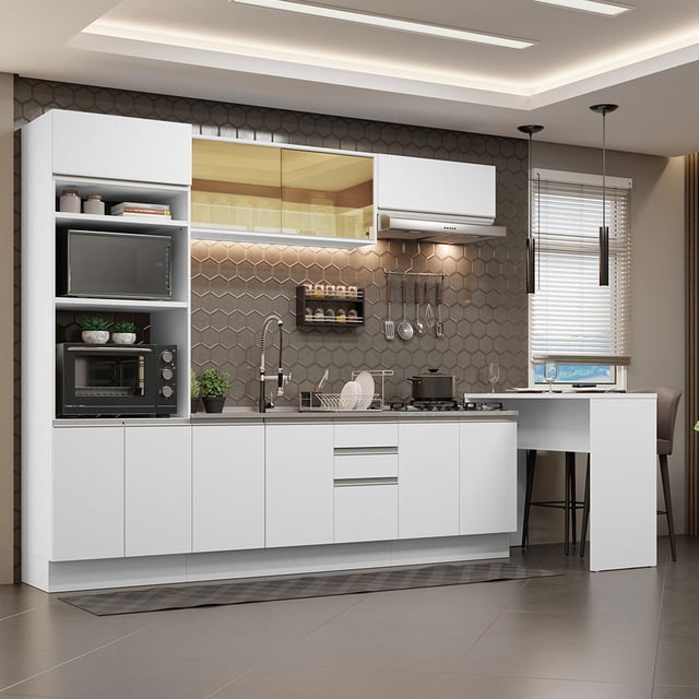 Cocina Integral Completa Modular Madesa Glamy 315cm BB 05