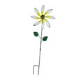 thumbnail image 4 of simhoa Outdoor Wind with Stake Flower Garden Stake Crafts 360 degree Rotating Metal Windmill Yard Art for Backyard Home Decoration white, 4 of 10