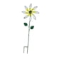 thumbnail image 4 of Escultura artística de jardín con estaca de hierro y flores, adorno impermeable blanco, 4 of 8