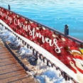 thumbnail image 5 of Moocorvic Christmas Banner Outdoor - 98.42x19.68 Inches, Christmas Front Porch Trim, Christmas Yard Banner, Christmas Yard Trim, 5 of 6
