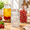 64oz-3 pack, variant on Vintmason Jars With Airtight Lid 16oz Canister Quart For Kitchen Stor- Coffee Sugar Beans 6 Pack