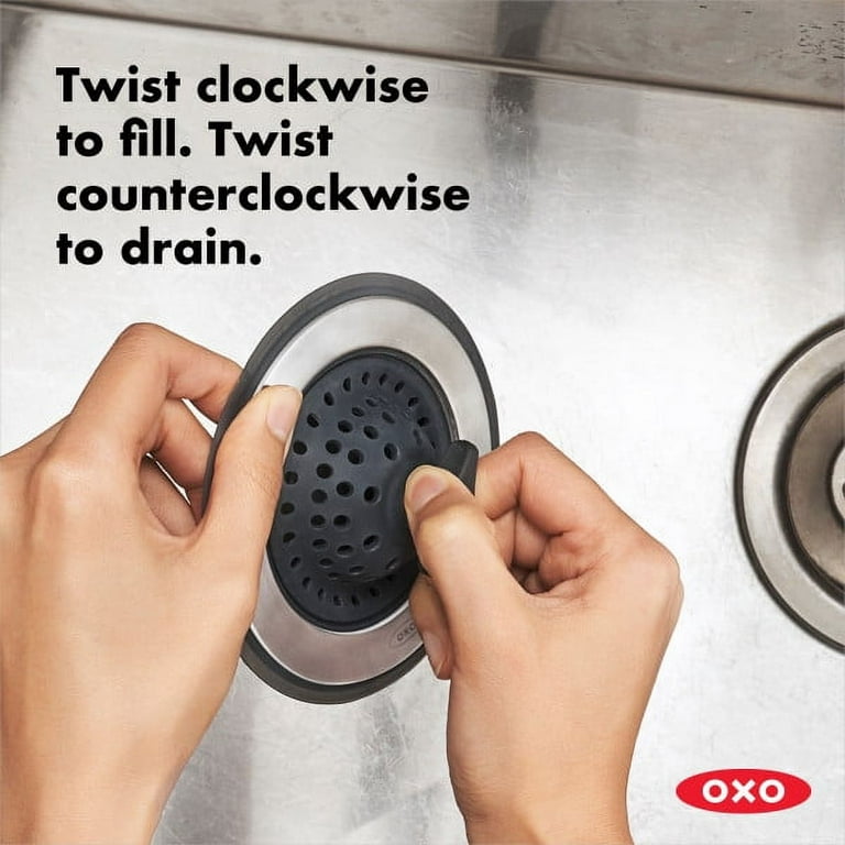 OXO Silicone Sink Strainer, Easy Cleaning And Disposing 