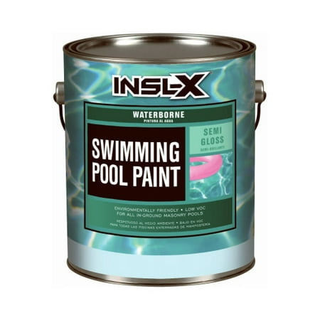 BENJAMIN MOORE & CO-INSL-X WR1019092-01 Gallon AQUA Semi-Gloss Pool (Best Pool Paint Reviews)