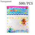 thumbnail image 1 of Bolas de hidrogel de cristal para el suelo, 100/500 unids/bolsa, decoración de flores, bolas de agua de polímero para cultivo, decoración del hogar, 1 of 4