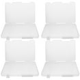 thumbnail image 3 of 4 Pcs Étui Portable pour Projet de Fichiers A4 Boîte de Rangement en Plastique pour Fichiers Boîte de Rangement pour Albums Papier, 3 of 9