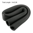 thumbnail image 2 of Tubo de espuma NBR Uxcell para soporte de agarre de manija, aislamiento de tubería 25mm x 43mm Negro, 2 of 6