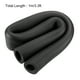 thumbnail image 2 of Tubo de espuma NBR Uxcell para soporte de agarre de manija, aislamiento de tubería 25mm x 43mm Negro, 2 of 6