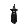 thumbnail image 2 of HHJZPR Halloween Glow-in-the-Dark Witch Ghost Hanging Decor, 39" Spooky Prop for Porch & Party, 2 of 6
