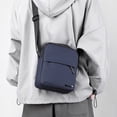 thumbnail image 5 of Bolso bandolera pequeño para hombre, clásico, impermeable, informal, con solapa, para negocios, XA491C, 5 of 5