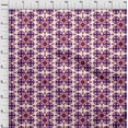 thumbnail image 4 of oneOone Velvet Red Fabric Geometric Craft Projects Decor Fabric Printed By The Yard 58 Inch Wide, 4 of 4