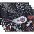 thumbnail image 1 of Simply Daisy 18" x 14" Paisley Floral Floral Print Placemat, 1 of 1