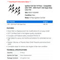 thumbnail image 2 of Ignition Coil Set 10 Piece - Compatible with 1999 - 2004 Ford F-350 Super Duty 6.8L V10 2000 2001 2002 2003, 2 of 2