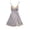 002_Grey, variant on MEICHEN Summer Sleepshirts for Women Womens Nightdress Thin Suspender Ice Silk Pajamas Lace Lace Slit Chest Pad Homewear Womens Home Essentials Fashion Clothing