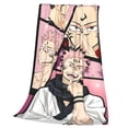 thumbnail image 3 of Sukuna Jujutsu Kaisen Soft Micro Fleece Cozy Throw Blanket Lightweight Fuzzy Flannel Blankets Sofa Decor Gifts, 3 of 9