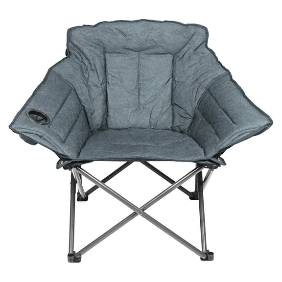 Zenithen Limited Alternative Club Portable Folding Outdoor Camping Chair, Gray