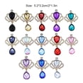 thumbnail image 4 of Minnieouse 10 Uds. Hebilla colgante de colores mezclados, colgantes dorados DIY, broche para decoración de boda, accesorios de joyería, Base de broche Ropa, zapatos y accesorios Miscelánea Tipo 2 Minnieouse AP016817-02, 4 of 6