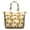 Beige Sunflower Pattern, variant on Black White Checker Sunflower Pattern Travel Tote Bags for Women Carry On,Large Weekender Bags for Women Travel,Multi Functional Duffle Bag for Work,Shopping,Sports