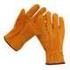 thumbnail image 4 of Guantes de cuero para jardinería Manos Guantes de trabajo resistentes protectores sin forro de algodón Sunnimix Guantes protectores de soldadura, 4 of 8