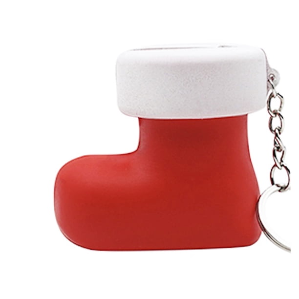 Llavero De Rebote Lento De Navidad Para Niños Y Adultos, Juguetes Antiestrés Para Apretar Suaves, Juguete De Ventilación De Descompresión De Pu Eigraketly HA046648-05