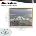thumbnail image 4 of Stupell Industries Coastal Sea Glass On Driftwood Gold Floating Frame Canvas Art, 21 x 17, by LMarie Allen, 4 of 8