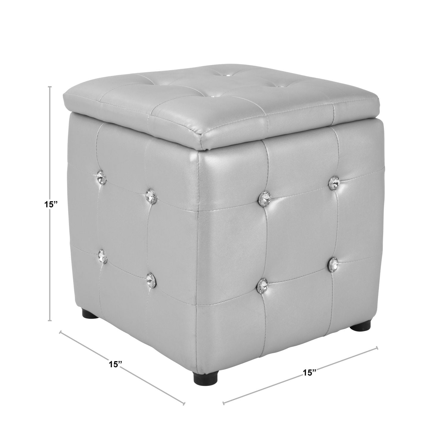 Pouf carré Ottomane de LumiSource  de LumiSource
