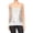 Sliver, variant on Feinuhan Fashion Sequin Strap Sheer Ruffle Hem Sparkly Party Crop Tank Tops For Women