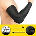 thumbnail image 4 of LEEYNEER Padded  Sleeve  Compression  Sleeve w/ Elbow Pad for Football  Volleyball  Baseball Protection  Youth & Adult Sizes  Sold as Single Unit (1 Sleeve), 4 of 7