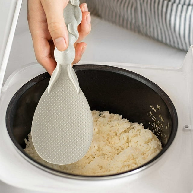 Boreal Craft Cuillère à Riz Support Sans Coller Pelle à Riz pour Servir Cuillère à Riz Petit Lapin Cuiseur à Riz Pelle à Riz pour Tables Table à Manger Chaude Tapis Alimentaire Extérieur