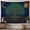 C, variant on XaaKee, Mystical Cosmic Roots Art Tapestry, Flat Vector Decorative Print Artwork Wall Tapestry, High-Quality Polyester Large Tapestry for Bedroom, Celestial 60x40Inch