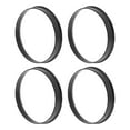 thumbnail image 1 of Anillos centrados de cubo de rueda de 68.1 mm a 66.1 mm, negros, de policarbonato, 4 Pcs, 1 of 7