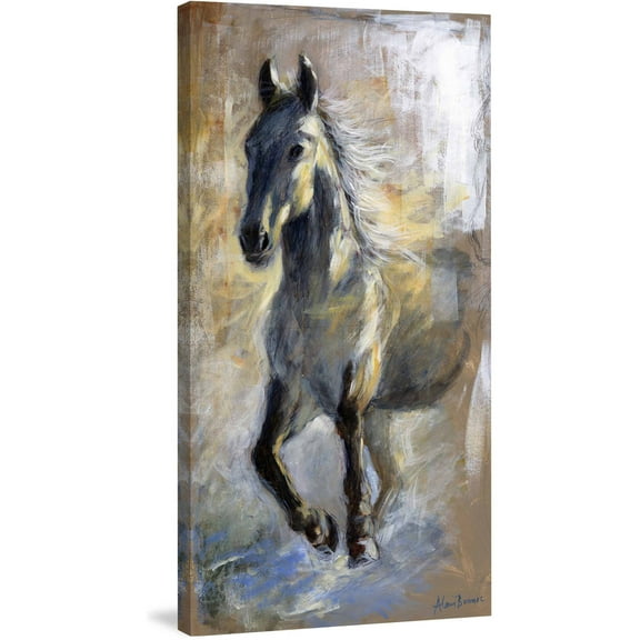 "Running Free" Painting Print on Wrapped Canvas