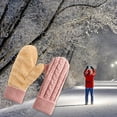 thumbnail image 4 of ERK 1Pcs Winter Mittens For Warm Fleece Knit Thick For Cold Weather, 4 of 4
