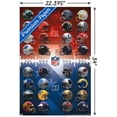 thumbnail image 3 of NFL League - Helmets 21 Wall Poster, 22.375" x 34", 3 of 3