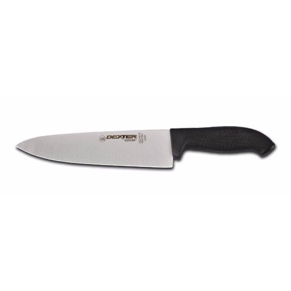 Dexter-Russell 8in Cooks Knife with Black Handle