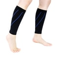 thumbnail image 3 of 1 Paire Sport Course Cyclisme Unisexe Protection Mollet Jambe Compression Manche Chaussettes, 3 of 8