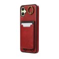 thumbnail image 2 of Wallet Back Case for Samsung Galaxy A05 with Wrist Strap, Stylish Magnetic Card Holder Finger Ring Kickstand PU Leather Lanyard Shockproof Slim Phone Case for Samsung Galaxy A05, Red, 2 of 7