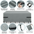 thumbnail image 6 of SELLCLUB 124" x 71" x 29" Gray Rectangle Patio Furniture Set Cover, 6 of 8