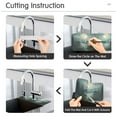 thumbnail image 5 of Yayeee Faucet Mat for Kitchen Sink 14.7" Diatomite Long Splash Guard Pad, Forest House, 2 Pack, 5 of 7