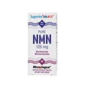 Superior Source Stabilized NMN (Nicotinamide Mononucleotide) 125 mg, Quick Dissolve Sublingual Tablets, GMP Third Party Tested, Boost NAD& Cellular Energy Metabolism, Healthy Aging, Non-GMO, 60 Ct