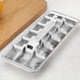 thumbnail image 4 of Bandeja de hielo de acero inoxidable para cubitos de hielo congelados rápidamente Molde para cubitos de hielo caseros Congeladores de hielo Caja de hielo, 4 of 8