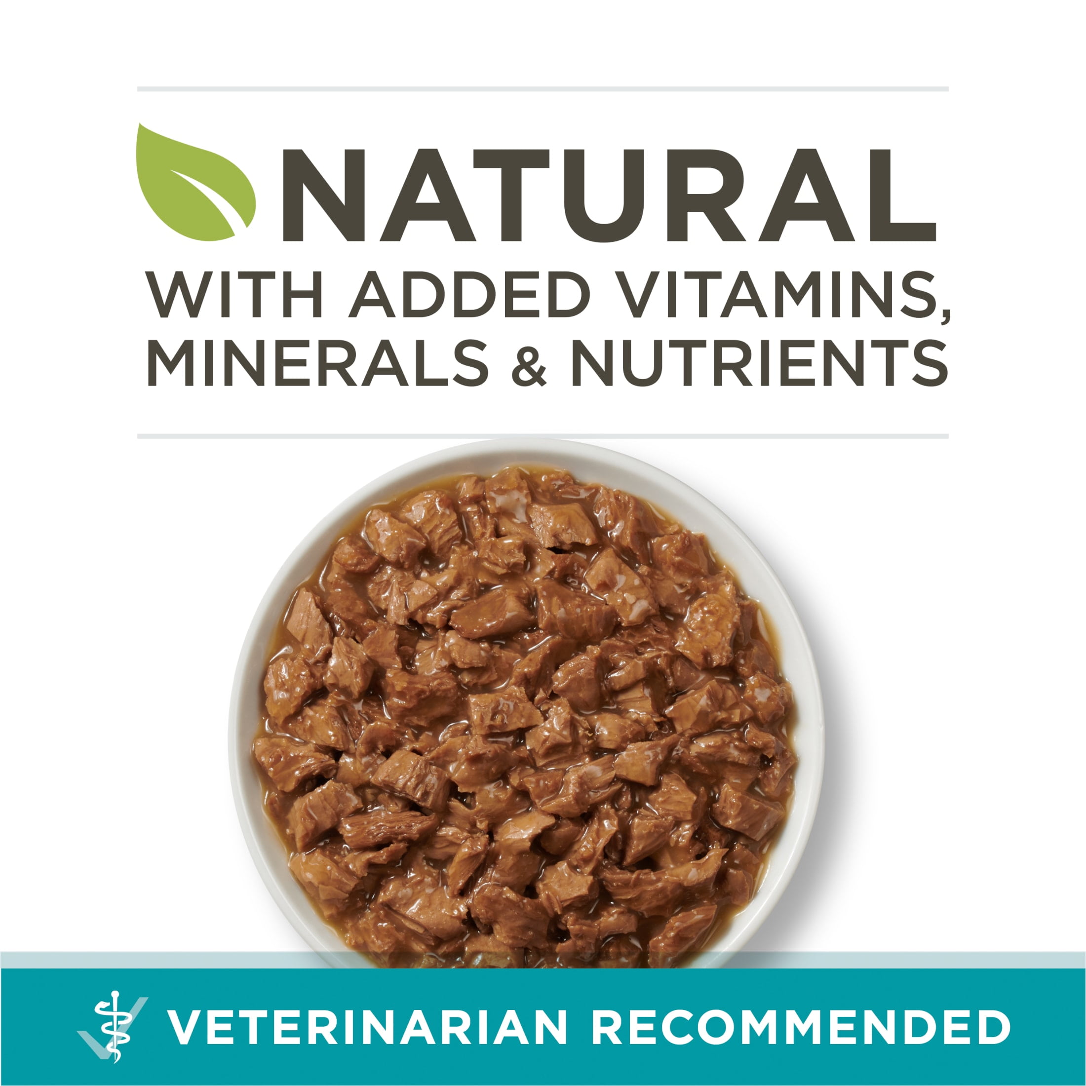 Purina ONE Natural, High Protein Wet Cat Food, Tuna Recipe in Sauce