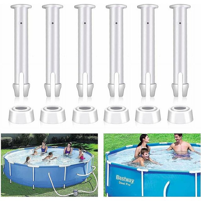 Sunshine smile Set con 12 piezas adicionales para niños - Longitud: 5,5 cm - Stifte Stift - Schwimmbadersatzteile - Passend für Rahmenschwimmbecken, rlife