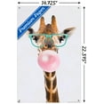 thumbnail image 3 of Reinders - Funky Giraffe Wall Poster with Push Pins, 14.725" x 22.375", 3 of 4