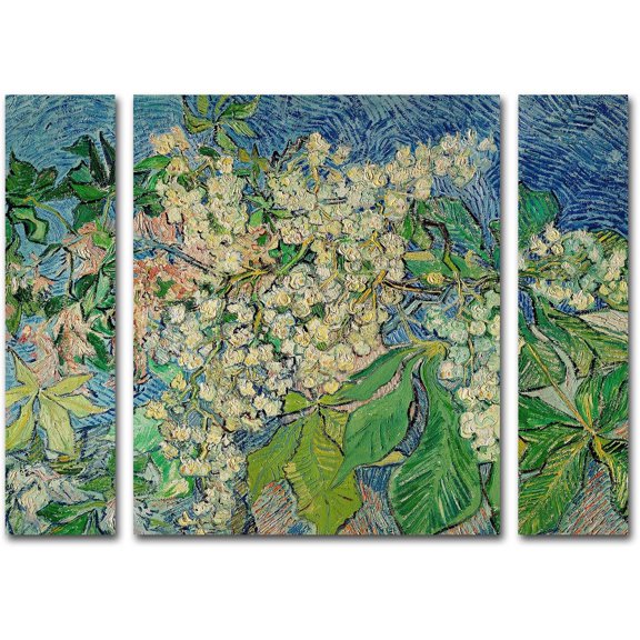 Vincent Van Gogh "Chesnut Branches" Multi Panel Art Set