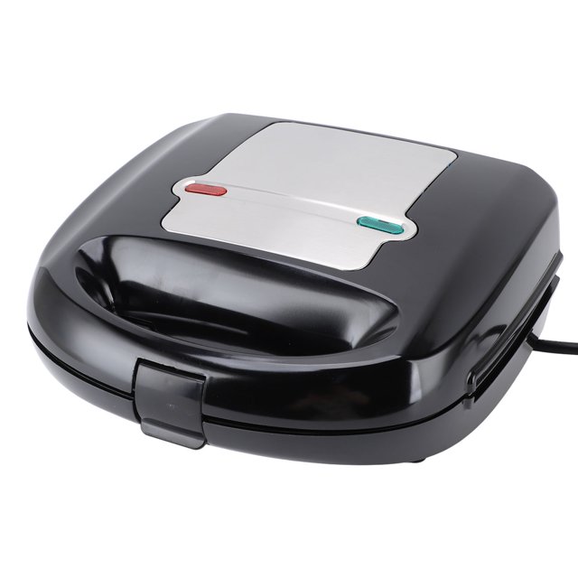 6 in 1 Sandwich Maker Panini Press Stick Proof Breakfast Machine with 10 Removable Plates for Making Sandwiches Donuts Waffles Nuts Madeleine Cakes Steaks