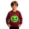 thumbnail image 2 of Boys Halloween Glow in The Dark Sweatshirt, Long Sleeve Graphic Pullover for Fall, 2 of 4