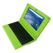 CHIBBS 7 Inch Portable Kids Laptop Computer Powered by Linux-Android 12 Operating System- Green