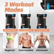 Wonder Core Slide Fit, Ab Roller Board with 4 Wheels, Automatic Rebound Abdominal Roller Wheel for Core Workout, Abdominal Trainer with Knee Pad, Ab Exercise Equipment, Fitness Rolling Board, Blue
