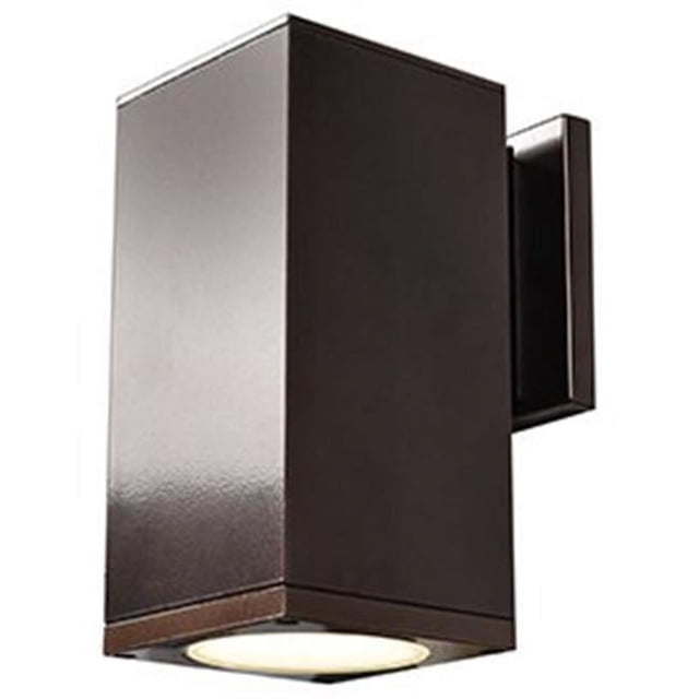 Access lighting 20032LEDMG-BRZ-FST 4.5 x 8 x 5.5 Po. Bayside Fixation Murale Carrée Extérieure, Bronze